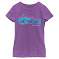 thumbnail image 1 of Girl's Lost Gods Run Wild and Free  Graphic Tee Purple Berry Large, 1 of 4