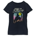 thumbnail image 1 of Girl's Lost Gods Saddle Up Buttercup Graphic Tee Navy Blue X Large, 1 of 4