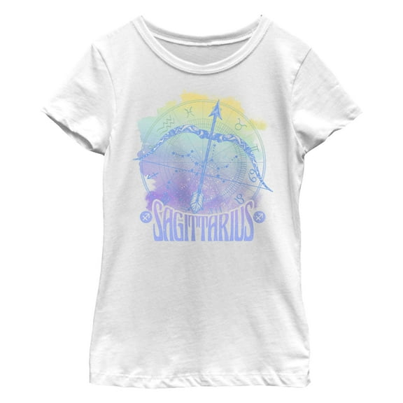 Girl's Lost Gods Sagittarius Watercolor  Graphic T-Shirt
