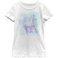 thumbnail image 1 of Girl's Lost Gods Unicorn in the Mist  Graphic Tee White Small, 1 of 4
