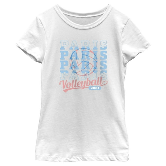 Girl's Lost Gods Volleyball Paris 2024 Graphic T-Shirt