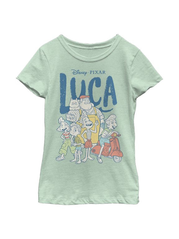 Girl's Luca Group Logo Graphic Tee Mint X Large