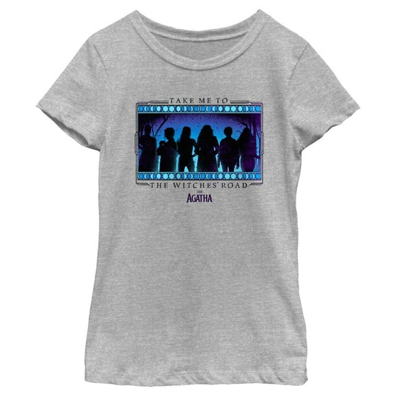 Girl's Marvel: Agatha All Along The Witches Road  Graphic T-Shirt