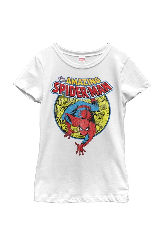 Girl's Marvel Amazing Spider-Man Responsibility Graphic Tee White X Large