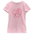 thumbnail image 1 of Girl's Marvel Avengers Be Mine Graphic Tee Light Pink Small, 1 of 4
