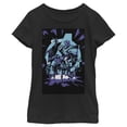 thumbnail image 1 of Girl's Marvel Avengers: Endgame Galactic Battle Cartoon  Graphic Tee Black Large, 1 of 3