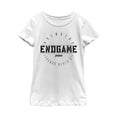 thumbnail image 1 of Girl's Marvel Avengers: Endgame Legends Never Die  Graphic Tee White Medium, 1 of 4