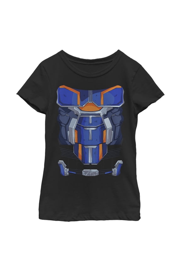 Girl's Marvel Black Widow Taskmaster Costume  Graphic Tee Black Small