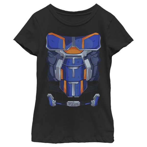 Girl's Marvel Black Widow Taskmaster Costume Graphic Tee Black X Large