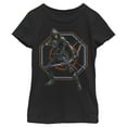 thumbnail image 1 of Girl's Marvel Black Widow Taskmaster Target  Graphic Tee Black X Large, 1 of 3
