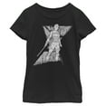 thumbnail image 1 of Girl's Marvel Black Widow Yelena Grunge  Graphic Tee Black X Large, 1 of 3