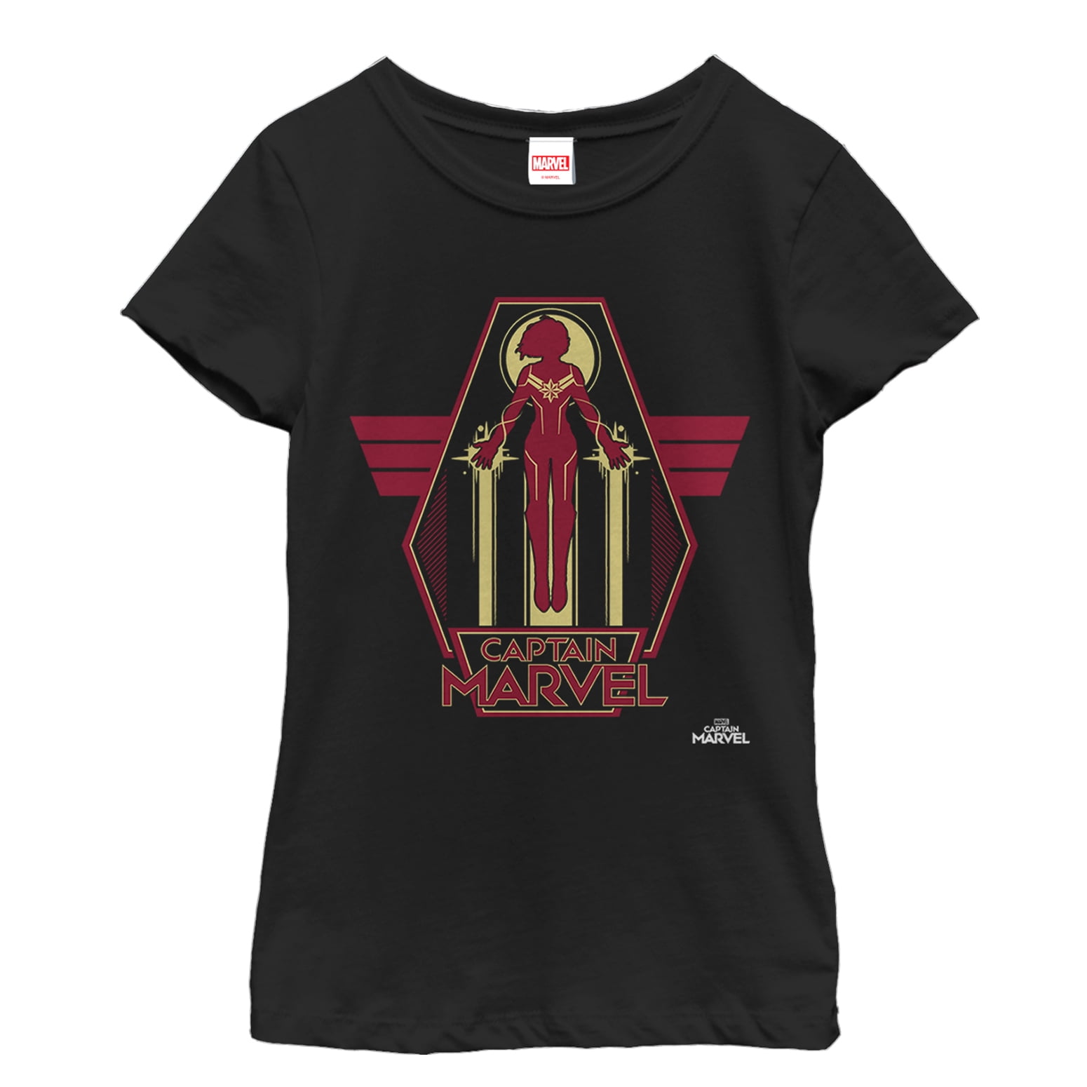 Captain marvel girls shirt hotsell