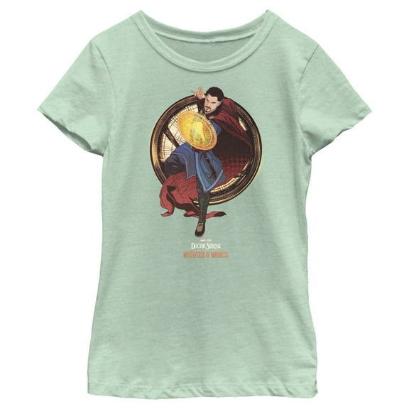 Girl's Marvel Doctor Strange in the Multiverse of Madness Solo Strange Graphic Tee Mint Large