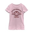 thumbnail image 1 of Girl's Marvel Earth's Mightiest Iron Man  Graphic Tee Light Pink X Small, 1 of 3