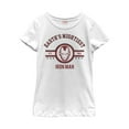 thumbnail image 1 of Girl's Marvel Earth's Mightiest Iron Man  Graphic Tee White X Small, 1 of 4