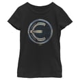 thumbnail image 1 of Girl's Marvel Eternals Constellation Logo Graphic Tee Black Large, 1 of 4