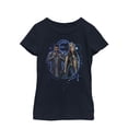 thumbnail image 1 of Girl's Marvel Eternals Phastos and Ajak Duo  Graphic Tee Navy Blue Medium, 1 of 4