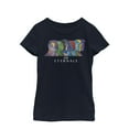 thumbnail image 1 of Girl's Marvel Eternals Silhouettes  Graphic Tee Navy Blue Small, 1 of 4