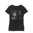 thumbnail image 1 of Girl's Marvel Eternals Sprite and Kingo  Graphic Tee Black X Small, 1 of 4