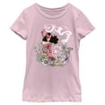 thumbnail image 1 of Girl's Marvel Floral Scarlet Witch Graphic Tee Light Pink X Large, 1 of 4