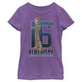 thumbnail image 1 of Girl's Marvel Groot 16th Birthday  Graphic Tee Purple Berry Large, 1 of 3