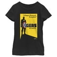 thumbnail image 1 of Girl's Marvel Hawkeye Rogers The Musical  Graphic Tee Black Large, 1 of 4