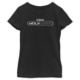 thumbnail image 1 of Girl's Marvel: Moon Knight Black and White TV Show Logo Graphic Tee Black Large, 1 of 4