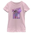 thumbnail image 1 of Girl's Marvel: Ms. Marvel Logo Icon  Graphic Tee Light Pink Large, 1 of 4
