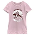 thumbnail image 1 of Girl's Marvel My Dad is Amazing Cartoon Spider-Man Graphic Tee Light Pink X Large, 1 of 4