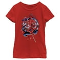 thumbnail image 1 of Girl's Marvel Spider-Man Beyond Amazing SPIDEY CIRCLE EVOLUTION T-Shirt, 1 of 5
