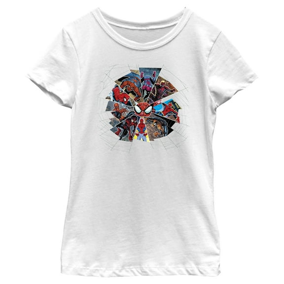 Girl's Marvel Spider-Man Beyond Amazing SPIDEY STAGES WEB T-Shirt