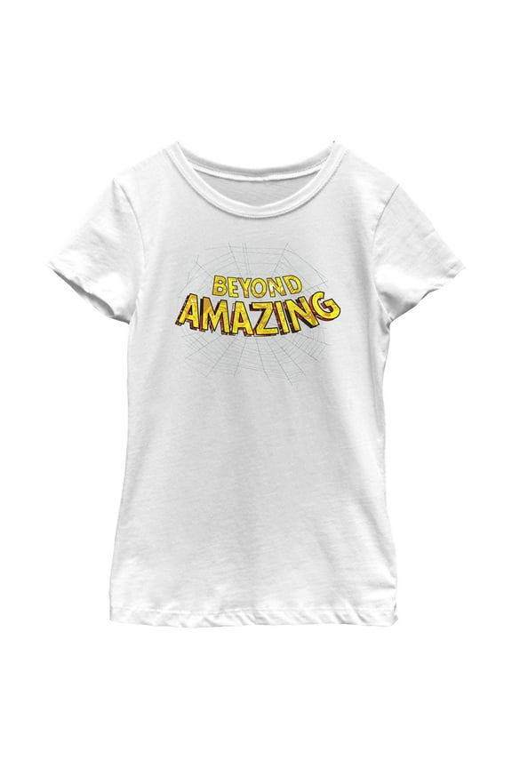 Girl's Marvel Spider-Man Beyond Amazing WEB BEYOND SPIDEY T-Shirt