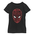 thumbnail image 1 of Girl's Marvel Spider-Man: Far From Home Alone Quote  Graphic Tee Black Medium, 1 of 3