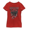 thumbnail image 1 of Girl's Marvel Spider-Man: Far From Home Hang Graphic Tee Red X Small, 1 of 4