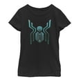 thumbnail image 1 of Girl's Marvel Spider-Man: Far From Home Modern Logo  Graphic Tee Black Small, 1 of 3
