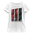 thumbnail image 1 of Girl's Marvel Spider-Man: Far From Home Suit Panel  Graphic Tee White Small, 1 of 4