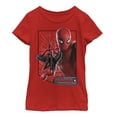thumbnail image 1 of Girl's Marvel Spider-Man: Far From Home Web Frame  Graphic Tee Red Medium, 1 of 4