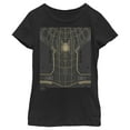 thumbnail image 1 of Girl's Marvel Spider-Man: No Way Home Black Suit Graphic Tee Black Small, 1 of 4