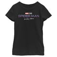 thumbnail image 1 of Girl's Marvel Spider-Man: No Way Home Logo Black  Graphic Tee Black Large, 1 of 4