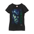 thumbnail image 1 of Girl's Marvel Thor: Ragnarok Hulk Face  Graphic Tee Black Small, 1 of 3