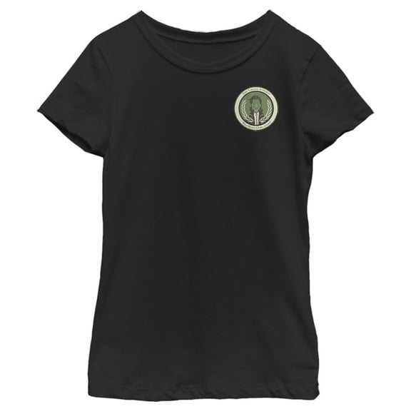 Girl's Marvel What Makes a Loki Badge Graphic Tee Black X Small