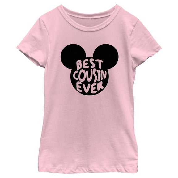 Girl's Mickey & Friends Best Cousin Ever Mouse Ears  Graphic T-Shirt