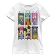 thumbnail image 1 of Girl's Mickey & Friends Colorful Character Panels  Graphic T-Shirt, 1 of 4