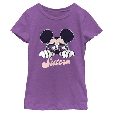 Girl's Mickey & Friends Cool Summer Sister  Graphic T-Shirt