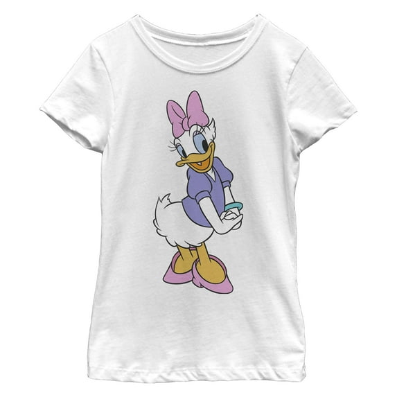 Girl's Mickey & Friends Daisy Duck Classic Pose Graphic T-Shirt