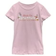 thumbnail image 1 of Girl's Mickey & Friends Donald & Daisy Made For Each Other  Graphic Tee Light Pink Small, 1 of 4