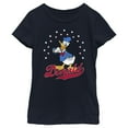 thumbnail image 1 of Girl's Mickey & Friends Donald Duck Star Strut  Graphic Tee Navy Blue X Large, 1 of 4