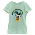 thumbnail image 1 of Girl's Mickey & Friends Earth Day Everyday  Graphic Tee Mint Small, 1 of 4
