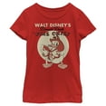 thumbnail image 1 of Girl's Mickey & Friends Fire Chief Donald  Graphic Tee Red X Small, 1 of 5