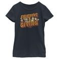 thumbnail image 1 of Girl's Mickey & Friends Friendsgiving Celebration  Graphic Tee Navy Blue Large, 1 of 4